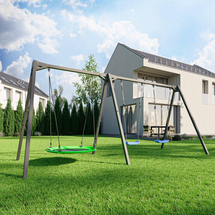 Soporte triple para columpios de 3 personas PREMIUM MO-014 - Marbo Sport