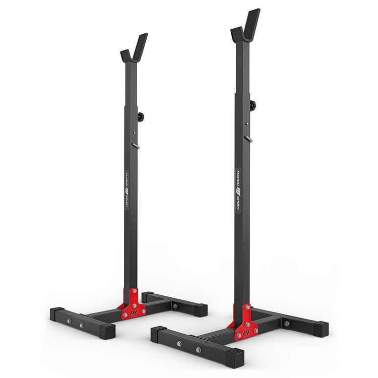 Set MH7 | Banco regulable de doble cara MH-L114 + Soportes de barra ajustables (2 piezas) MH-S201 - Marbo Sport