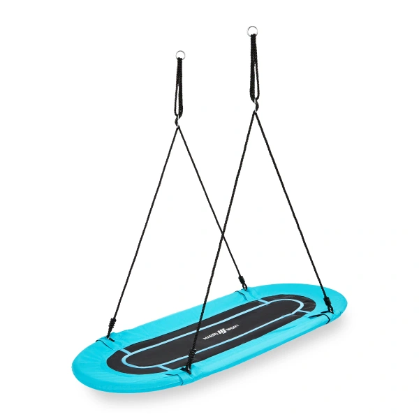 Columpio nido ovalado de 167 x 71 cm turquesa - Marbo Sport