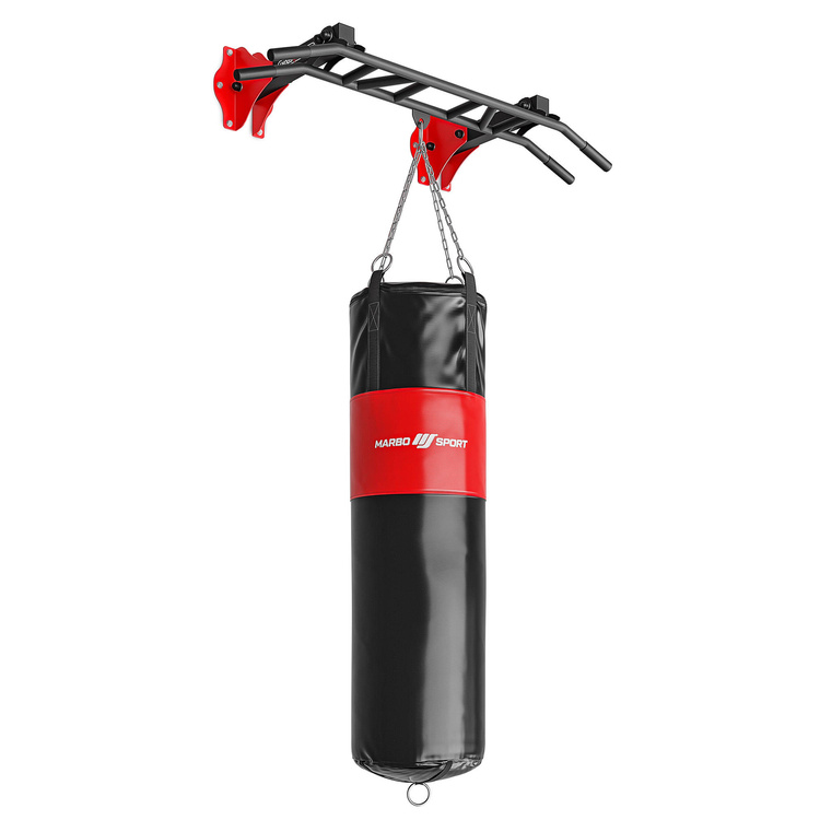 Marra de tracción multifuncional para montaje en pared y techo con soporte para saco de boxeo MS-D203 - Marbo Sport