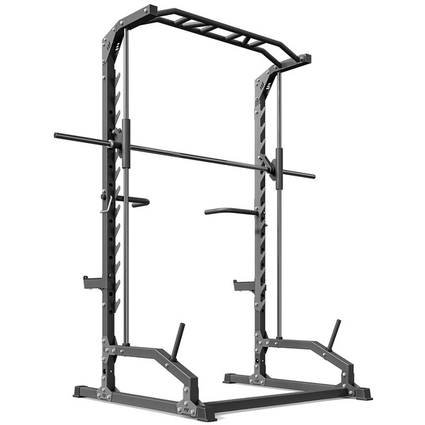Máquina multipower (Smith) con barra de dominadas y barras de fondos MS-U105 2.0 - Marbo Sport