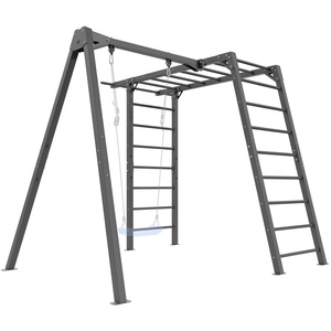 Escalera de gimnasia PREMIUM - MO-016 + Columpio individual PREMIUM (marco) - MO-017 - Marbo Sport