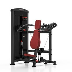Máquina de press militar de hombros (tapizado granate) MP-U226 - Marbo Sport