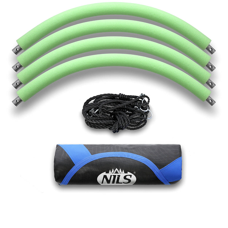 Columpio nido de cigüeña azul Ø100 cm para jardín (Nest Swing) BLUE - NILS