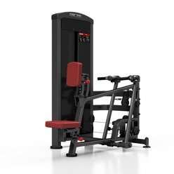 Máquina de remo sentado para espalda (tapizado granate) MP-U229 - Marbo Sport