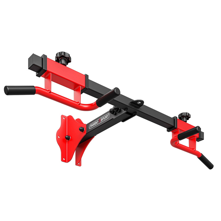 Barra de dominadas ajustable para montaje en pared y techo con soporte para saco de boxeo MS-D202 - Marbo Sport