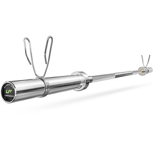 Set de barra olímpica de 180 cm + barra curvada de 120 cm + discos de pesas 55kg (4×5 kg + 2×2,5 kg + 4×1,25 kg) - Marbo Sport