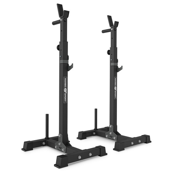 Soportes para barras de pesas ajustables con sistema de seguridad (2 unidades) MS-S108 2.0 - Marbo Sport