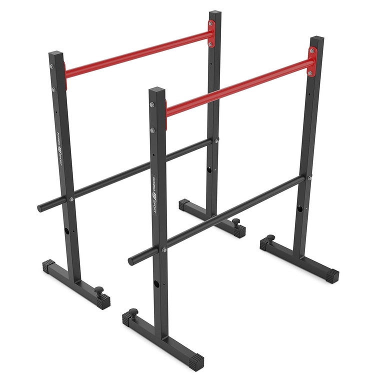 Barras paralelas ajustables de calistenia para fondos y flexiones MH-D212 - Marbo Sport