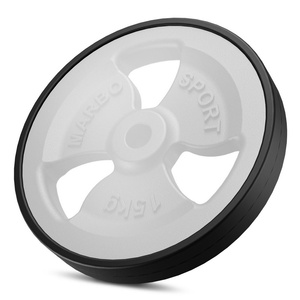 Juego de pesas de hierro fundido engomadas Tri-Grip 60 kg / 2 x 15 kg + 2 x 10 kg + 2 x 5 kg - Marbo Sport