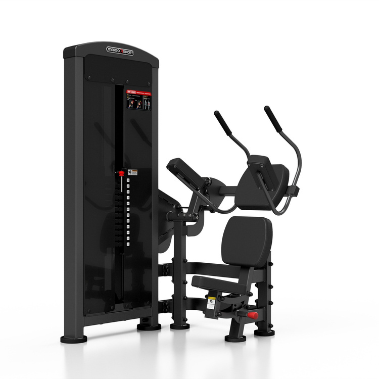 Máquina de abdominales (tapizado negro) MP-U223 - Marbo Sport