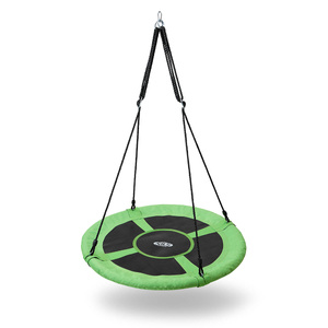 Columpio nido de cigüeña verde Ø100 cm para jardín (Nest Swing) GREEN - NILS