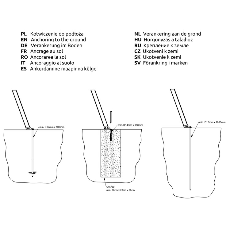 Estructura de soporte para columpio de jardín MO-001 - Marbo Sport