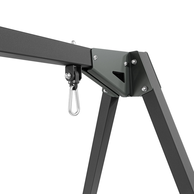 Conjunto escalera de gimnasia con soporte para columpio individual PREMIUM MO-016 + MO-017 - Marbo Sport