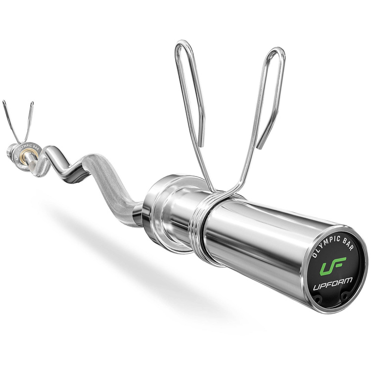 Barra Olympic Curl 120 cm UF-G120L-OLI-CH - UpForm