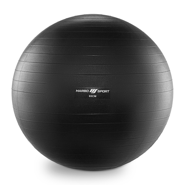 Pelota de fitness 65 cm negra Marbo Sport