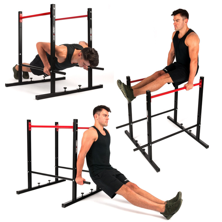 Barras paralelas ajustables de calistenia para fondos y flexiones MH-D212 - Marbo Sport