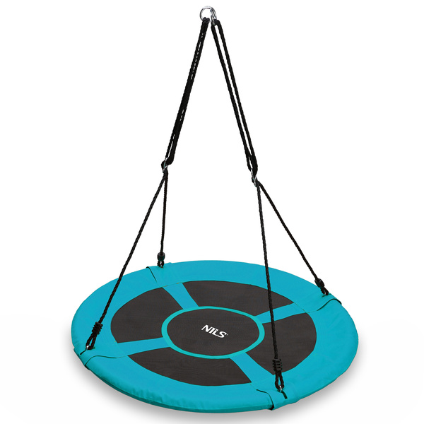 Columpio nido de cigüeña Ø100 cm turquesa - NILS