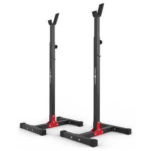 Set MH19 | Banco de entrenamiento multifuncional ajustable MH-L115 +  Soportes de barra ajustables (2 piezas) MH-S201 - Marbo Sport