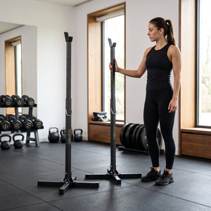 Soporte para barra de pesas ajustables (2 unidades) SG-10 - SmartGym Fitness Accessories