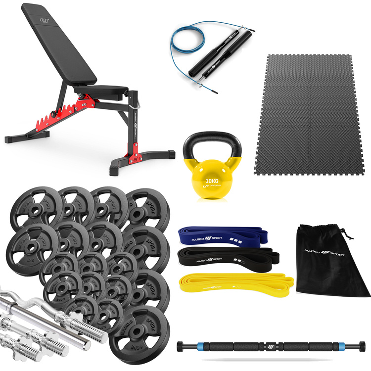 Gimnasio doméstico: kit para hacer ejercicio en casa - Marbo Sport