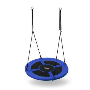 Columpio nido de cigüeña azul Ø100 cm para jardín (Nest Swing) BLUE - NILS