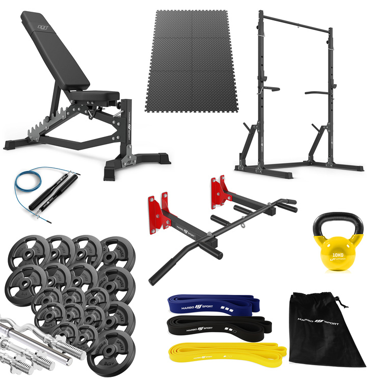 Garage Gym – kit para gimnasio en el garaje - Marbo Sport