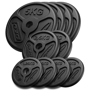 4 x 1,25 kg, 2 x 2,5 kg, 4 x 5 kg
